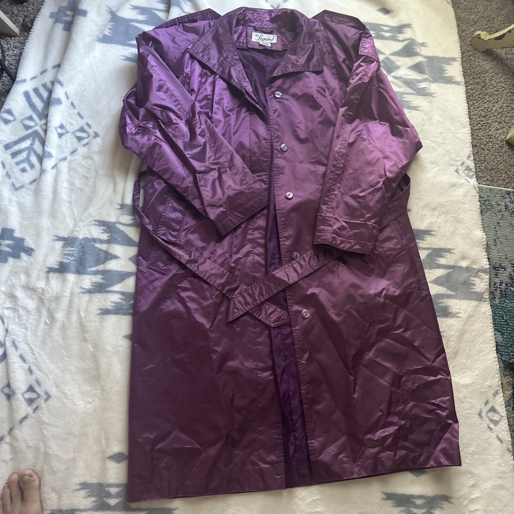 VTG Chiango by Fleet Street THE LEGEND Jacket Womens Size 5/6 Metallic Purple M
